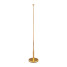 Socle drapeau de table télescopique - doré - hauteur 33-52 cm
