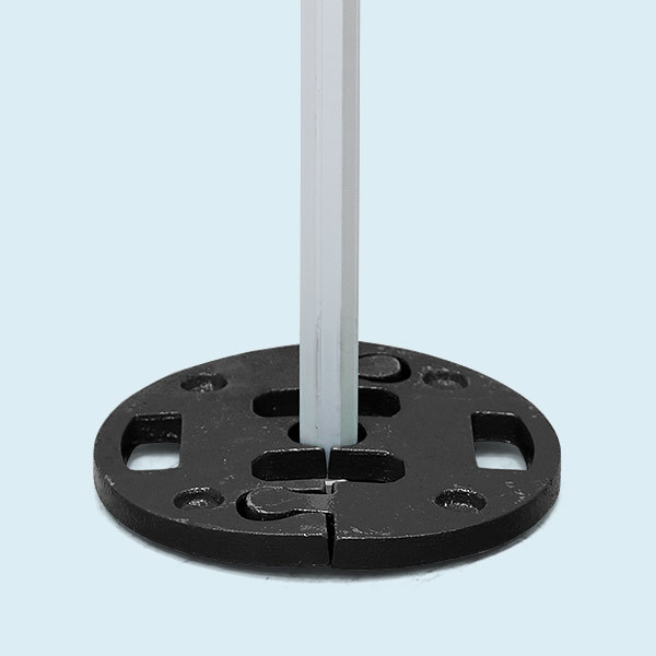 RosenetSys Lot De 100 Clips De Câble Ronds Noirs 8 Mm