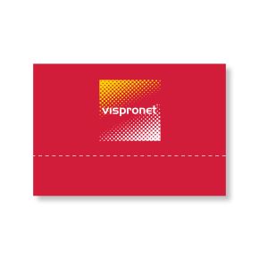 Cloison pleine avec impression de logo, unie