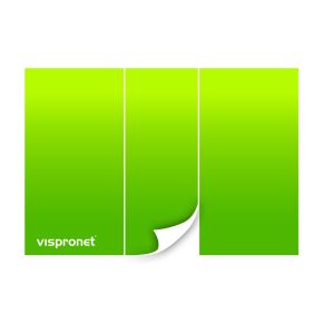 Cloison imprimée, avec porte