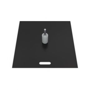 Platine 55 x 55 cm / 19,7 kg avec axe rotatif