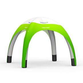 Pavillon gonflable Air - imprimé, avec fermetures éclair pour cloisons