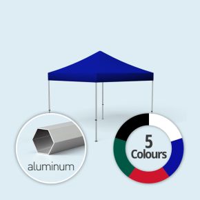 Pavillon pliable Select, toit et volant – couleurs standard, sans cloisons