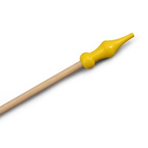 Bâton à pointe jaune, longueur 60 cm, ø 15 mm, lot de 3
