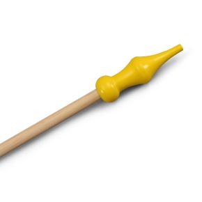 Bâton à pointe jaune, longueur 100 cm, ø 20 mm, en set de 3