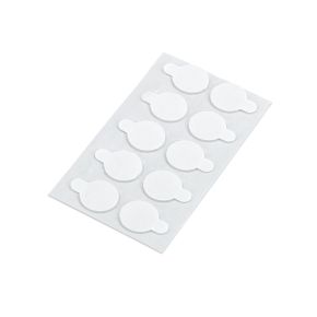 Pastilles transparentes - ø 15 mm, plaquette de 10