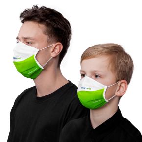 Masque barrière, réutilisable - imprimable