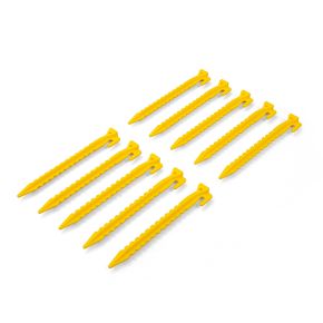 Piquets d'ancrage PVC - 23 cm, par 10 pièces