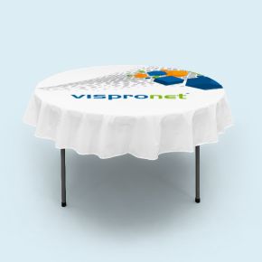 Nappe courte - pour table pliante ronde