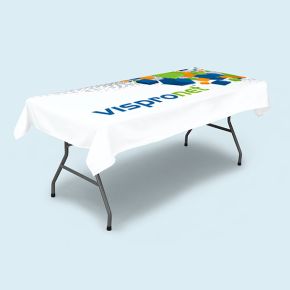 Nappe courte - pour table pliante rectangulaire