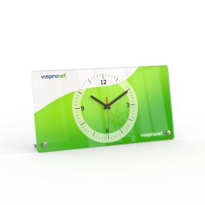 Horloge de table, rectangulaire – cadran central