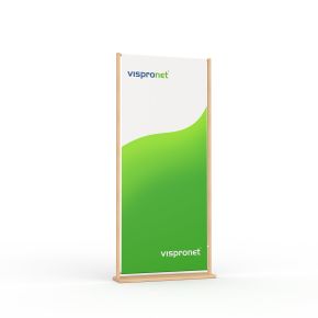 Bannière display en bois
