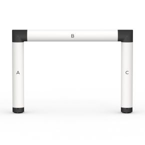 Banderole à l'unité pour arche gonflable Air Basic – 4,50 m