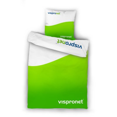 Parure de lit personnalisable, recto verso imprimés