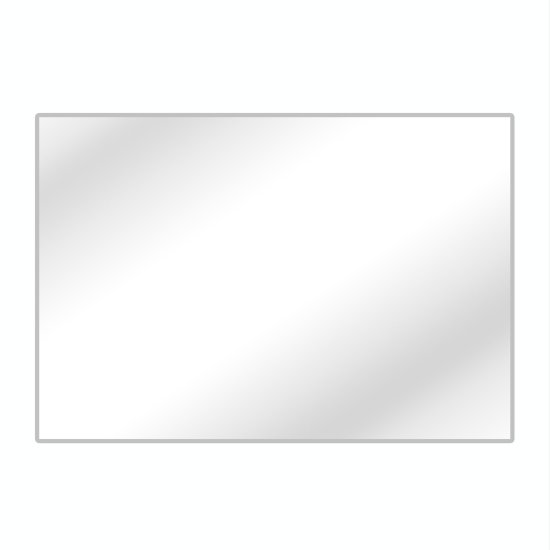 Cloison pleine, transparente