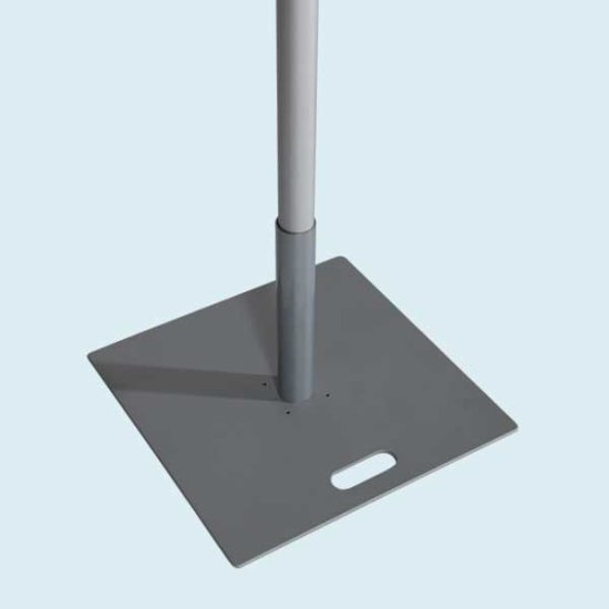 Platine 55 x 55 cm/ 18,5 kg 