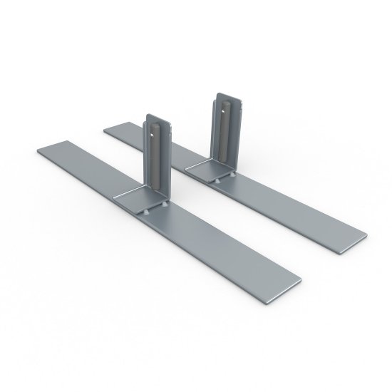 Pied d'angle pour cadre keder flex, set de 2