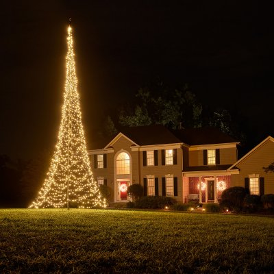 Sapin de Noël pour mât de drapeau de 10 m, Fairybell® 