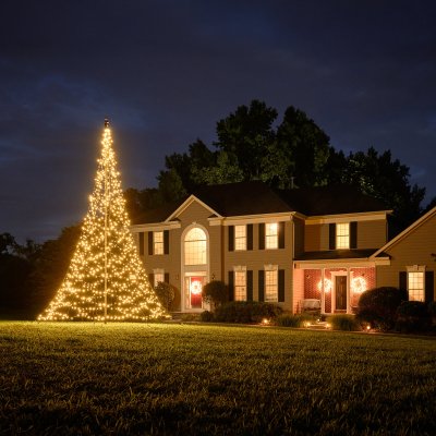 Sapin de Noël pour mât de drapeau de 6 m, Fairybell®