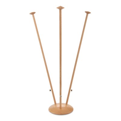 Support drapeaux de table, bois - triple - hauteur 42 cm