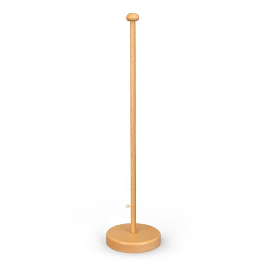 Support drapeau de table – bois, assiette plate, hauteur 42 cm