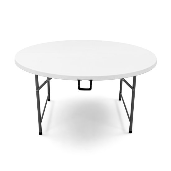 Table valise pliante ronde - ø 150 x 74 cm
