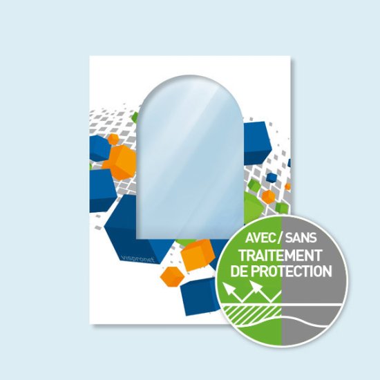 Cloison de tente Hexagon imprimée - avec fenêtre