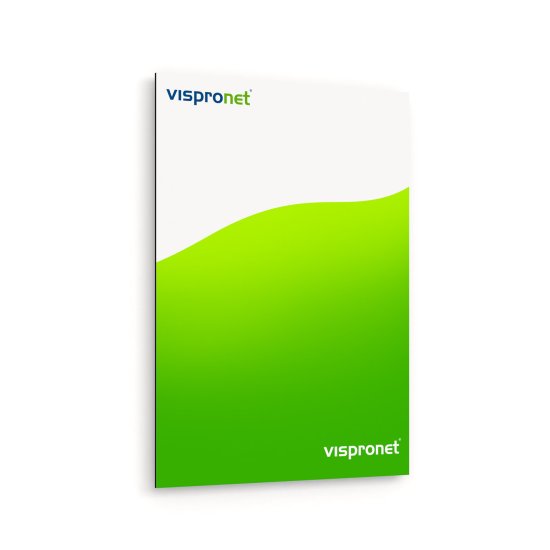 Impression sur composite aluminium, blanc - portrait