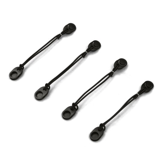 Tendeur clipsable 200 mm, noir, lot de 4