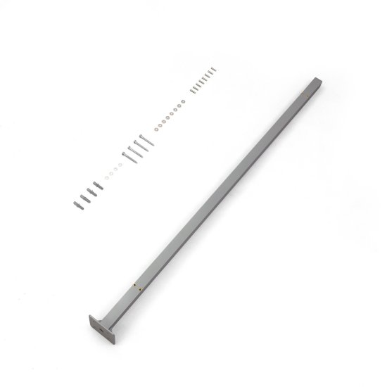 Poteau pour store latéral, gris argenté