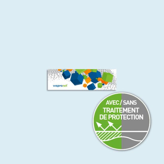 Cloison imprimée, mi-hauteur (sans barre transversale)