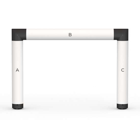 Banderole à l'unité pour arche gonflable Air Basic – 4,50 m