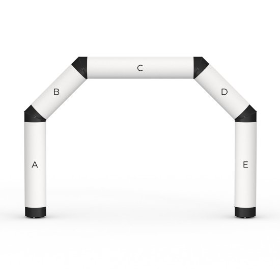 Banderole à l'unité - Arche gonflable Air Basic - 6,50m