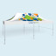 Pavillon pliable Select, 2 barres transversales pour cloison mi-hauteur