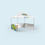 Pavillon pliant Select, exemple avec trois cloisons mi-hauteur