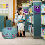 Pouf Air - siège confortable dans une bibliothèque