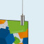 Panneau composite aluminium suspendu