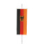 Drapeau du service fédéral au format vertical avec présentoir de drapeaux Basic