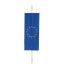 Drapeau Conseil de l'Europe/CE en format vertical avec présentoir de drapeaux Basic
