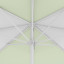 Parasol petit modèle avec manivelle, vue sur l’armature solide