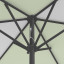 Petit parasol avec manivelle, détail du cordage