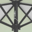 Parasol / petit parasol avec manivelle, détail du mécanisme à corde