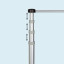 T-Pole® 200, mât en 4 parties, réglable en continu de 2,20 m - 6,00 m