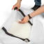 Housse imprimée avec coussin en mousse et sangles de fixation