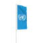 Drapeaux spéciaux : Drapeau vertical, ONU