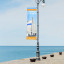 Street Banner Select mit Ausleger, beidseitig bedruckt