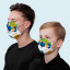 Masque barrière lavable - imprimable, tailles adulte et enfant