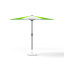 Petit parasol avec manivelle, ø 250 cm, sans voalnt, structure anthracite