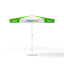 Petit parasol avec manivelle, ø 250 cm, structure blanche
