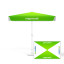 Petit parasol avec manivelle, rectangulaire